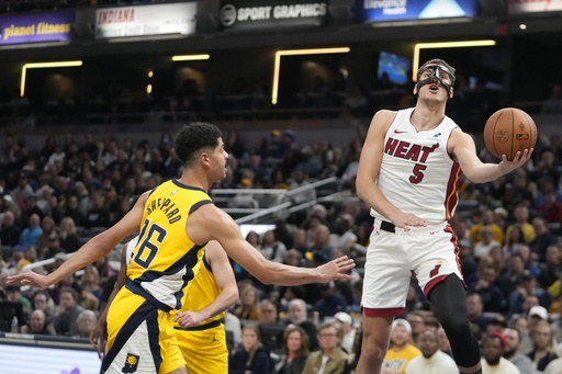 Adebayo nets 30 points to lead Heat to victory over Pacers 124-111