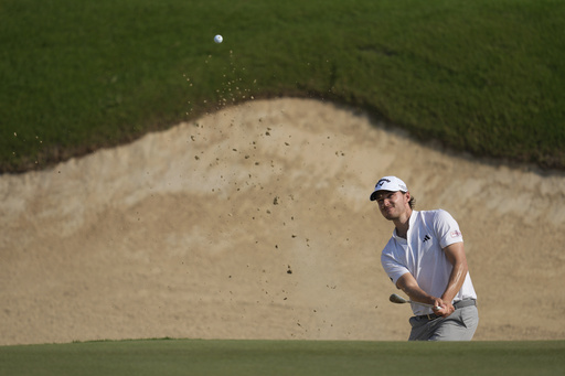 Paul Waring sets a new European Tour 36-hole record with a 19-under par 61 in Abu Dhabi.