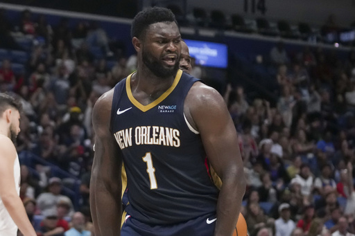 Pelicans announce Zion Williamson’s indefinite absence due to left hamstring injury.