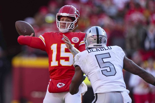 Patrick Mahomes surpasses Len Dawson’s record with 238th touchdown pass for the Chiefs