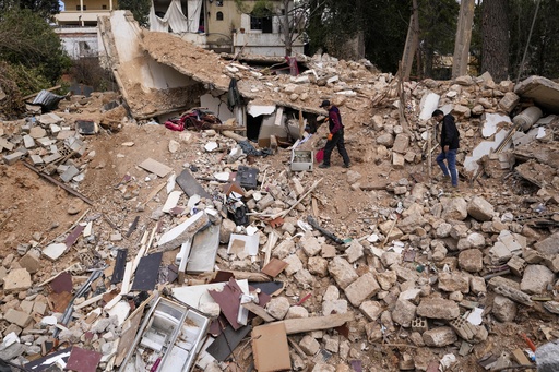 Family returns to Lebanon only to discover a crater where their five-decade-old home used to be