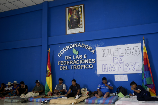 Evo Morales of Bolivia vows to continue his hunger strike until his opponent agrees to engage in talks, he tells AP.