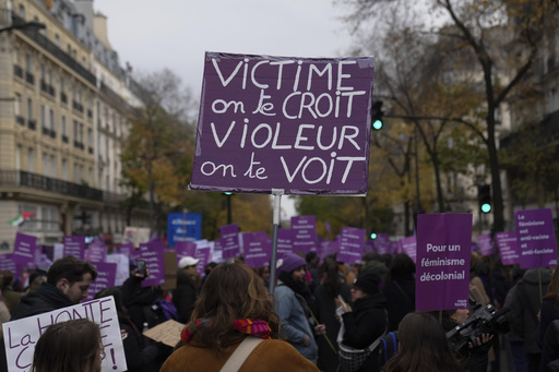 Thousands rally in France to protest femicides as well as sexual and gender-based violence