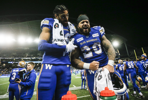 Brady Oliveira of Winnipeg recognized as CFL’s Best Player and Leading Canadian