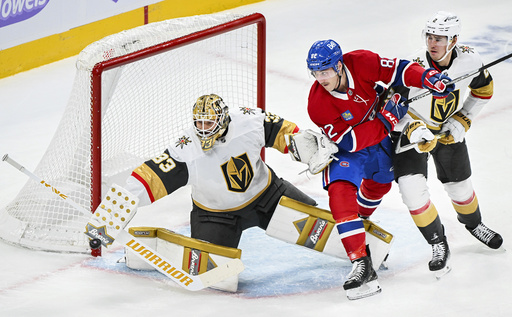 Golden Knights dominate with a 5-goal surge, defeating Canadiens 6-2