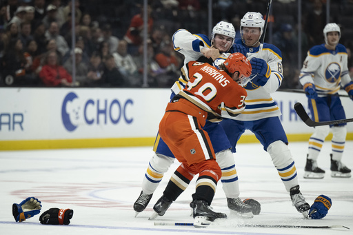 Jiri Kulich nets overtime winner to lead Sabres past Ducks 3-2