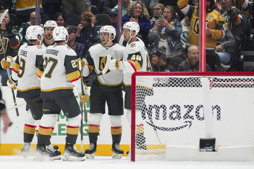 McCann nets overtime goal as Kraken triumph over Golden Knights 4-3