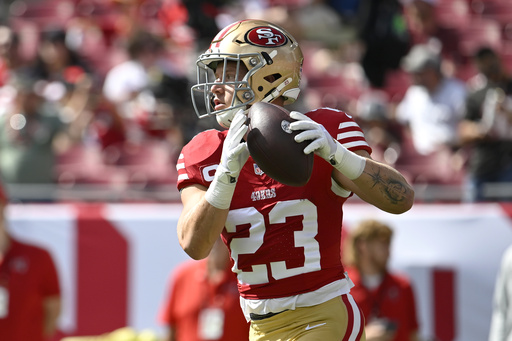 Christian McCaffrey excited to return to the field and contribute to 49ers’ victory in his first game of the season.