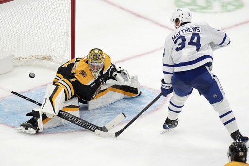 Maple Leafs’ captain Auston Matthews sidelined day-to-day due to upper-body injury