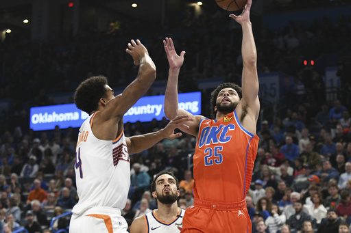 Shai Gilgeous-Alexander nets 28 points as Thunder triumph over Suns 99-83 in NBA Cup clash