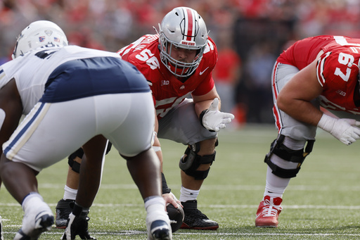 No. 2 Ohio State’s center Seth McLaughlin sidelined with Achilles tendon injury