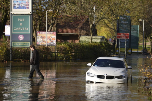 Scores of homeowners in England and Wales face flooding challenges following a recent storm.