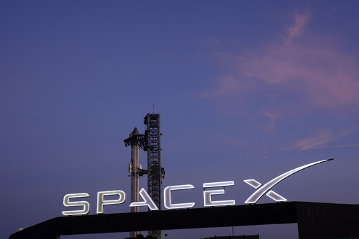 SpaceX's mega rocket Starship prepares for a test flight from Starbase in Boca Chica, Texas, Monday, Nov. 18, 2024. (AP Photo/Eric Gay)