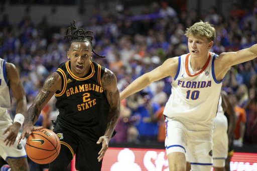 Ranked 20th, Florida defeats Grambling State 86-62 amid coach Todd Golden facing accusations.