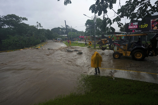 Tropical Storm Sara approaches Belize’s coast following heavy rainfall in Honduras.