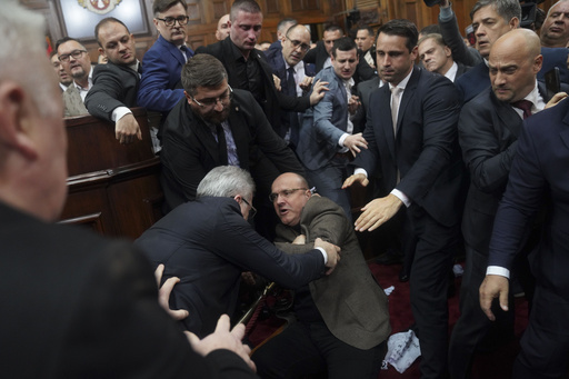 Altercations Erupt in Serbian Parliament Following Blame Game Over Deadly Train Station Roof Collapse