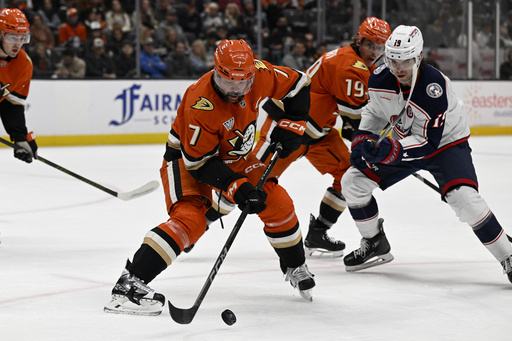 Ducks snap four-game losing streak with 4-2 win against Blue Jackets as John Gibson makes his comeback.