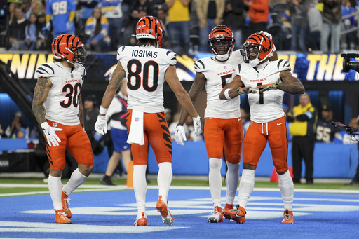 Zac Taylor claims Bengals remain playoff contenders despite defeat to Chargers, falling to 4-7.