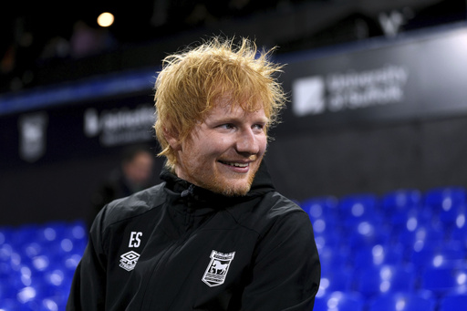 Ed Sheeran expresses remorse to Manchester United manager Ruben Amorim for interrupting his interview.