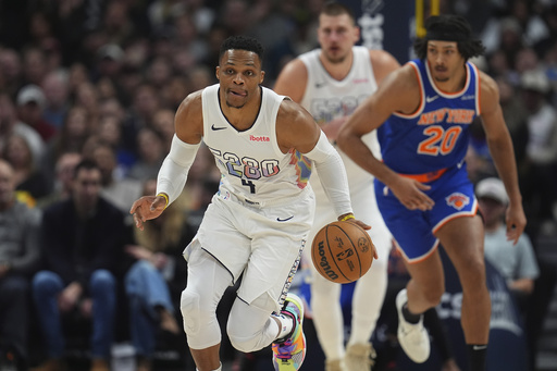 Westbrook penalized for inappropriate gesture during Nuggets’ heavy defeat against Knicks