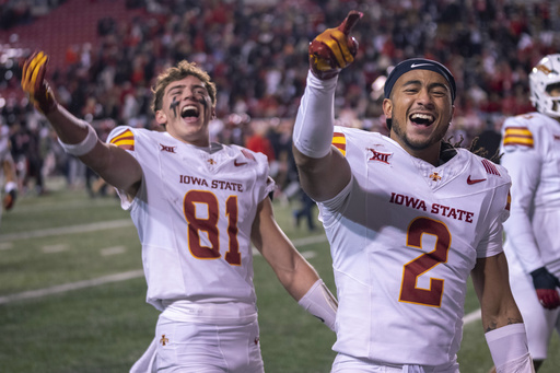 No. 22 Iowa State secures Big 12 championship and CFP aspirations with 31-28 victory against Utah