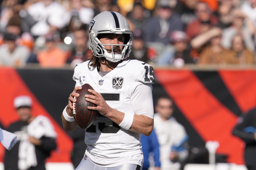 Raiders to maintain Gardner Minshew as their quarterback for the game against the Dolphins.