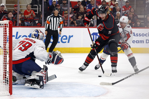 Orlov and Necas lead Hurricanes to 4-2 victory over Capitals