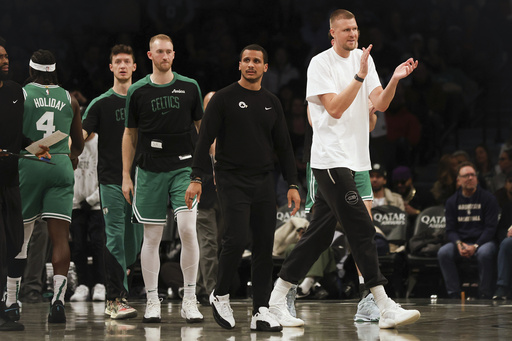 Celtics big man Kristaps Porzingis might play his first game of the season on Monday against the LA Clippers.