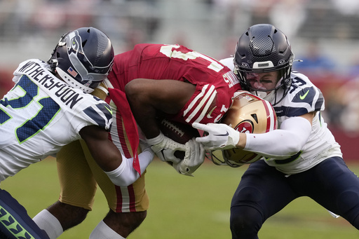 49ers squander late advantage again, falling 20-17 to Seahawks in division matchup