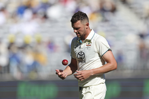 Hazlewood sidelined for second Test match versus India due to injury