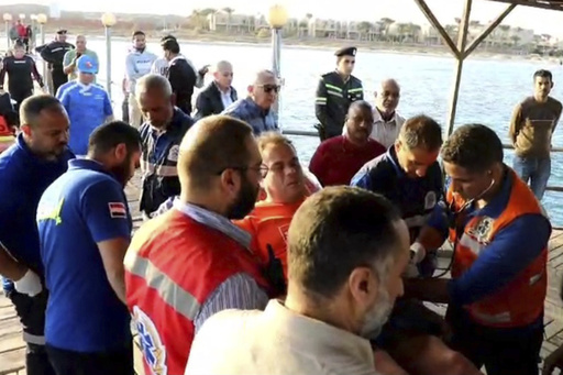 Three additional survivors saved following tourist yacht sinking in the Red Sea, Egypt.