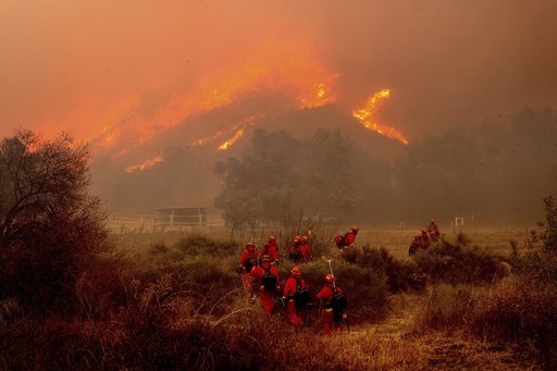 Firefighters make significant progress in managing the devastating wildfire in Southern California.