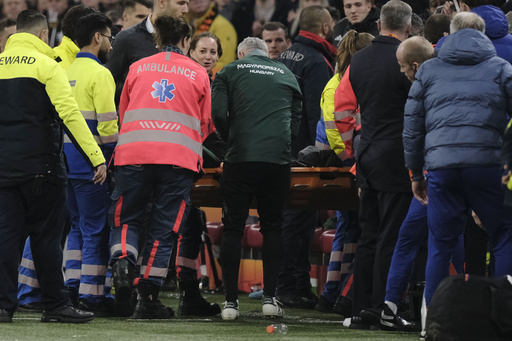 Hungary’s assistant coach Adam Szalai reported ‘stable’ after experiencing health issues during match in Amsterdam