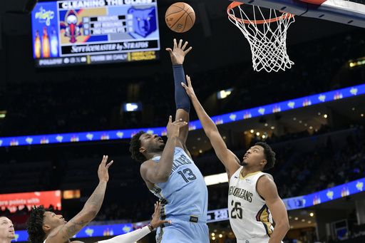 Grizzlies secure first-ever NBA Cup victory by defeating Pelicans 120-109