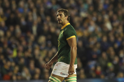 Etzebeth named as starting player for Springboks to fill in for Kleyn