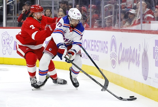 Panarin scores and assists while Quick achieves 61st shutout in Rangers’ 4-0 win over Red Wings