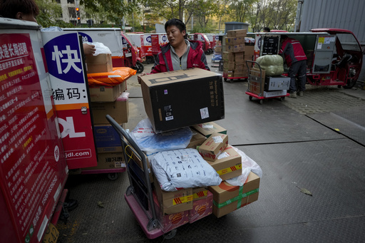 Chinese online retail businesses announce increased sales and shopper numbers during Singles’ Day event.