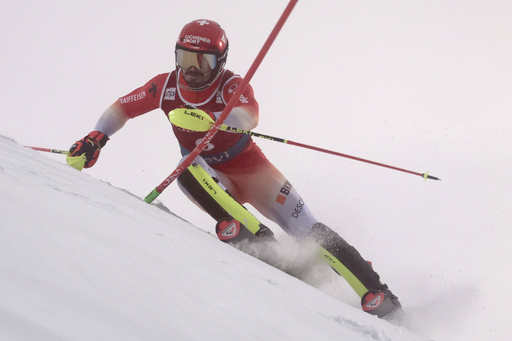 Olympic ski star Noel tops the opening World Cup slalom; Hirscher unable to advance to second run