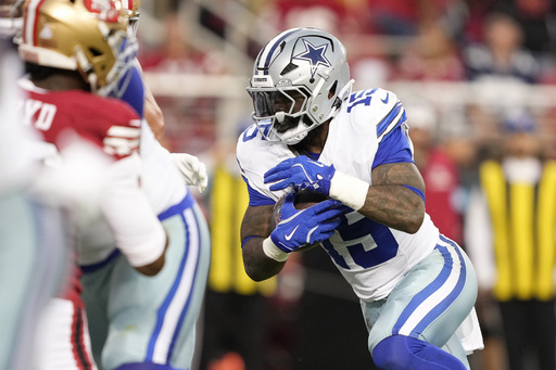 Parsons and Bland sidelined by injuries as Cowboys face Falcons without Elliott in crucial matchup