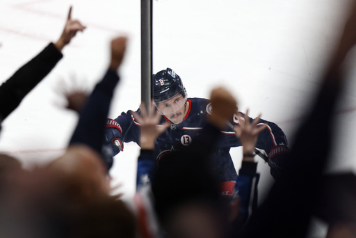 Zach Werenski scores in overtime and records 5 points to lead Blue Jackets to a 7-6 victory against Lightning.