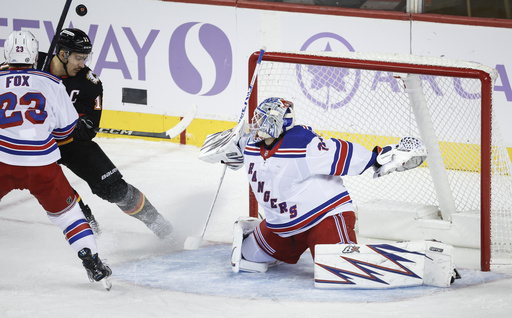 Connor Zary nets late goal, propelling Flames to a 3-2 victory against Rangers