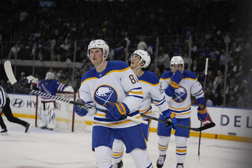 Dahlin nets a goal as Sabres overpower Shesterkin and Rangers 6-1