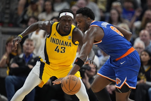 Mathurin and Haliburton lead Indiana Pacers to 132-121 victory against New York Knicks