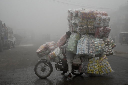 Officials report that 1.8 million individuals in Punjab, Pakistan, have fallen ill within a month due to rising pollution levels.