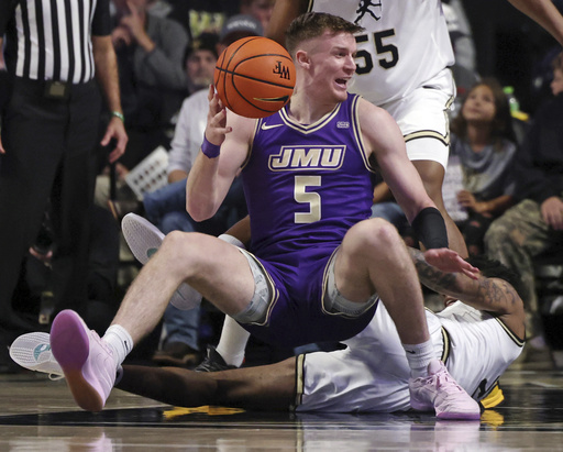 Hunter Sallis scores 27 points, grabs 12 rebounds, and dishes out 5 assists in Wake Forest’s 75-58 victory over James Madison.