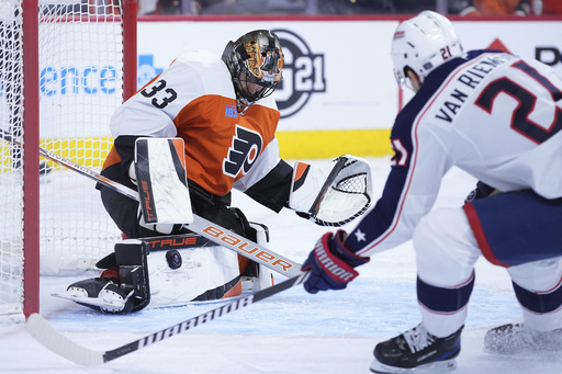 Tippett’s overtime goal and four-point performance lead Flyers to a thrilling 5-4 comeback victory against the Blue Jackets