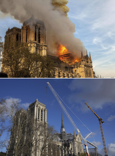 Breaking News: The iconic Notre Dame Cathedral in Paris celebrates its grand reopening with much enthusiasm.