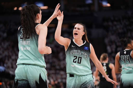 Liberty’s Sabrina Ionescu undergoes surgery to stabilize right thumb’s UCL, according to AP source.