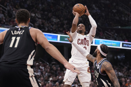 Donovan Mitchell nets 27 points, leading Cavs to a 124-101 victory over NBA Cup champs Bucks, boosting their home record to 15-1.