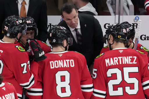 Blackhawks dismiss coach Luke Richardson during his third year following the worst start in the league.